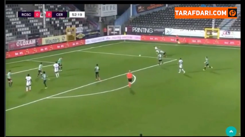 گل زیبای علی قلی زاده به سرکل بروخه (شارلوا 3-0 سرکل بروخه)