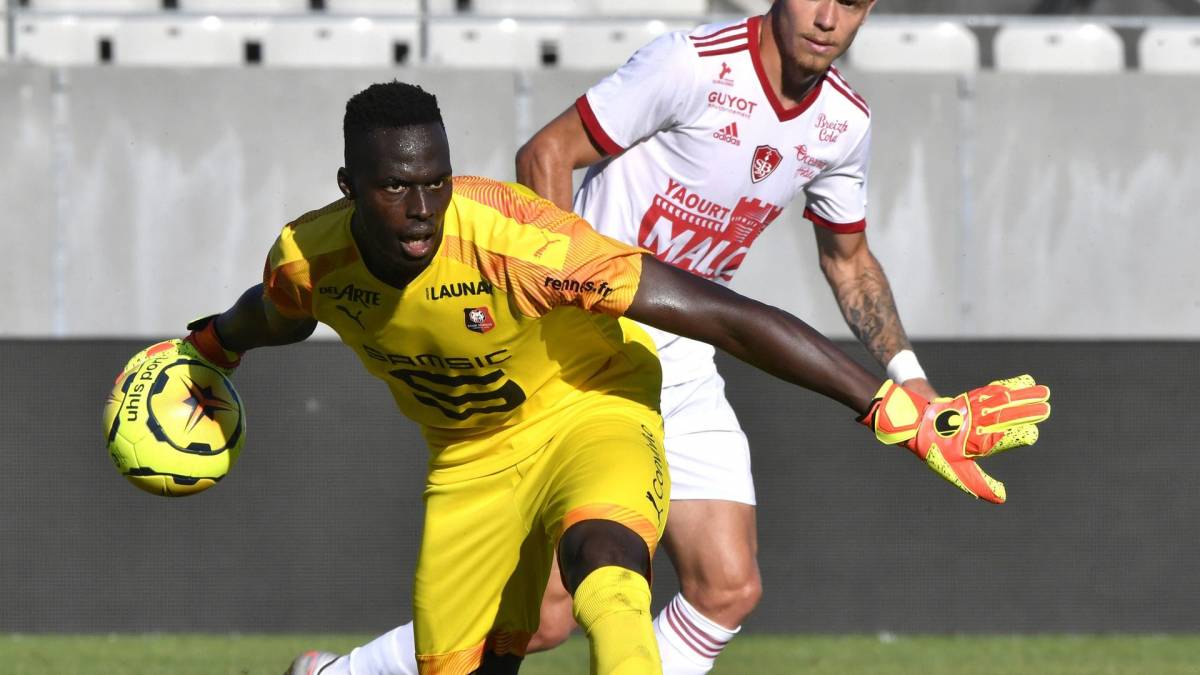 رن/دروازه بان سنگالی/Rennes/senegal goalkeeper