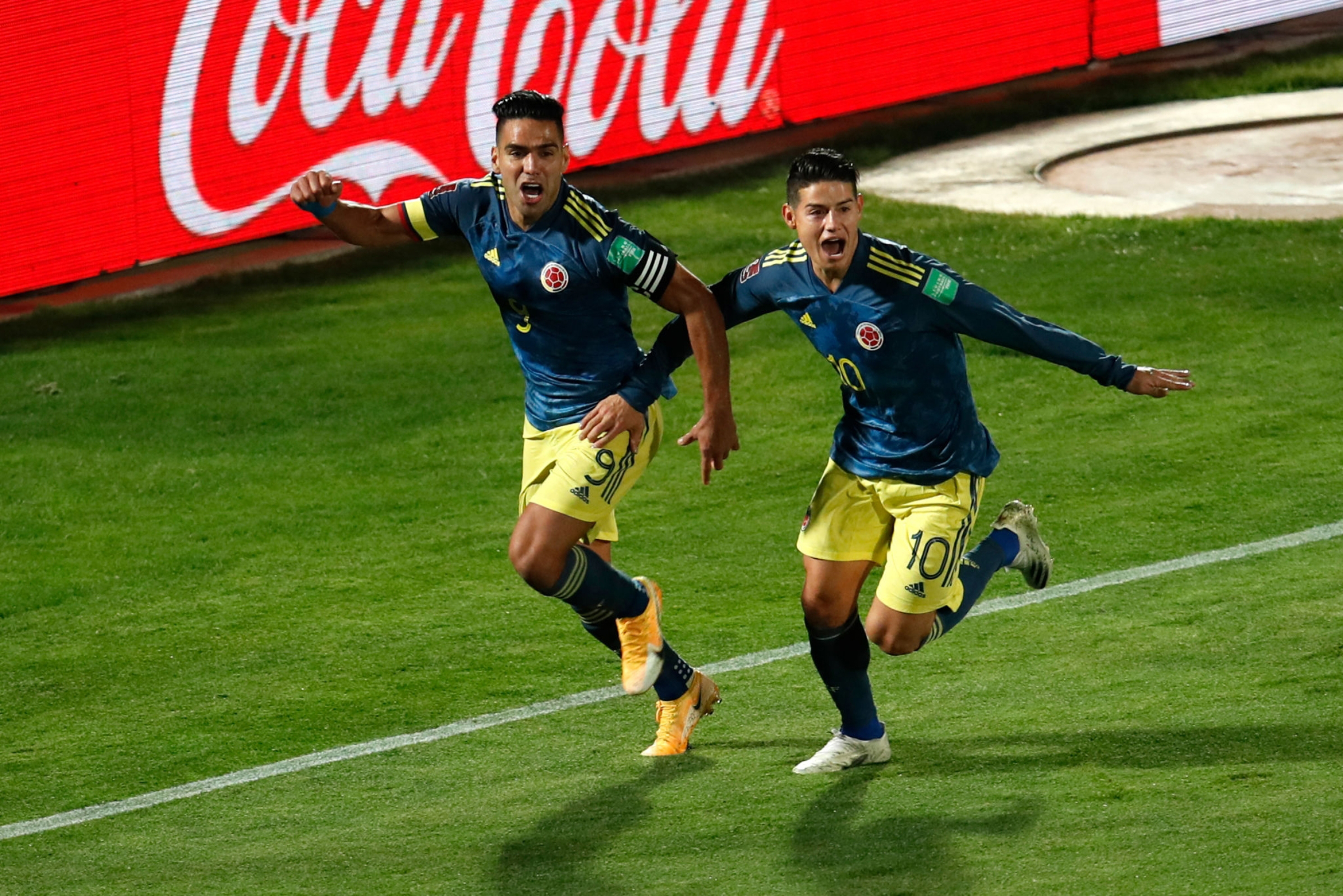 تیم ملی کلمبیا / مقدماتی جام جهانی 2022 قطر / گلزنی مقابل شیلی