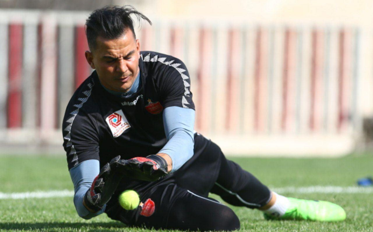 تمرین حامد لک در پرسپولیس