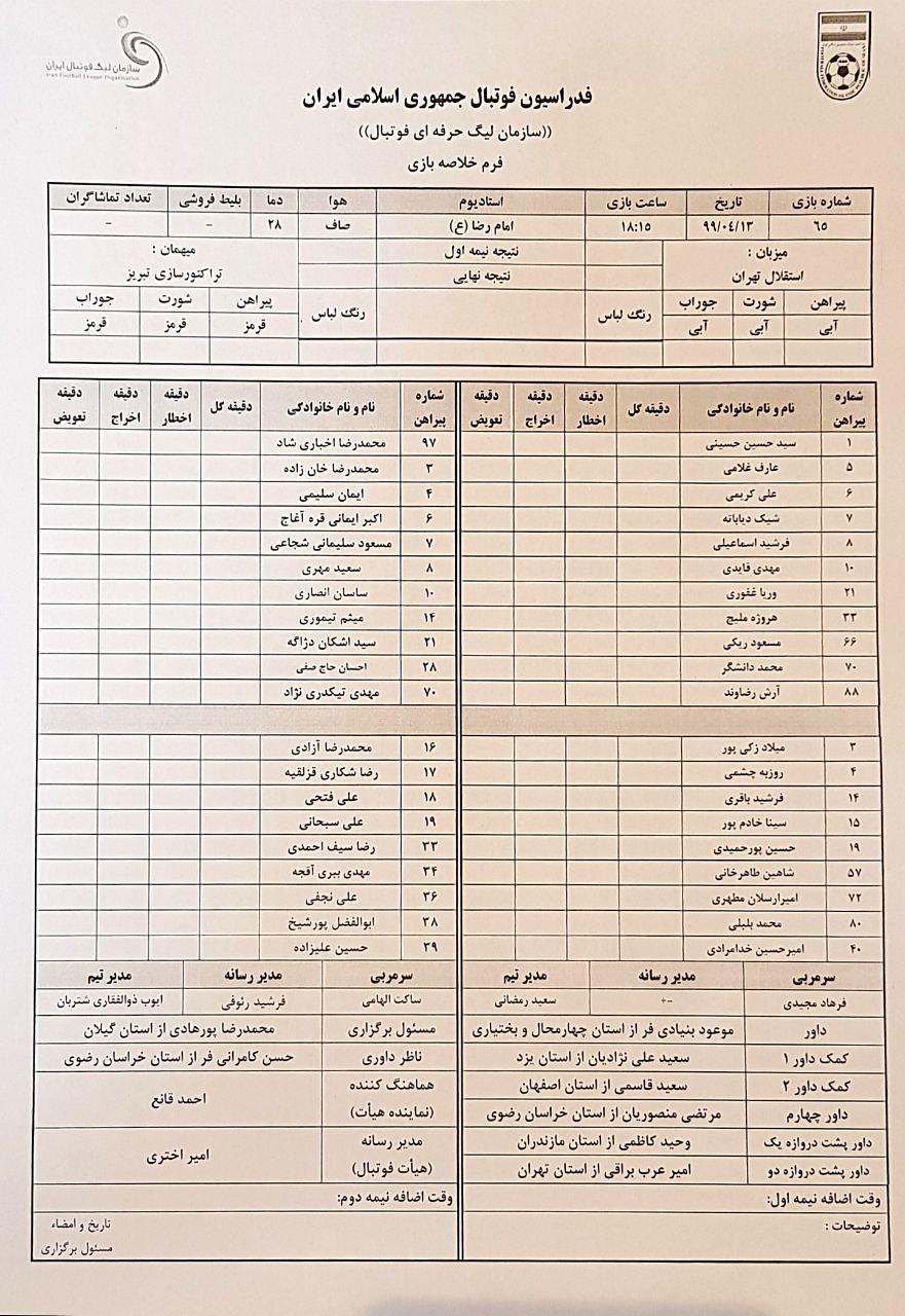 استقلال-تراکتور