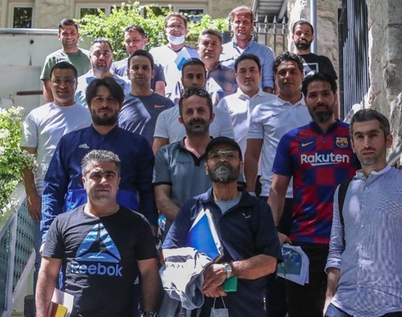 حضور بنگر، جباری، صادقی و برهانی در کلاس جلال چراغپور