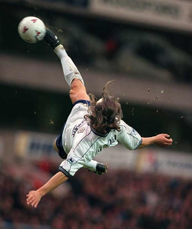 Amazing photo, David Ginola in Spurs colours