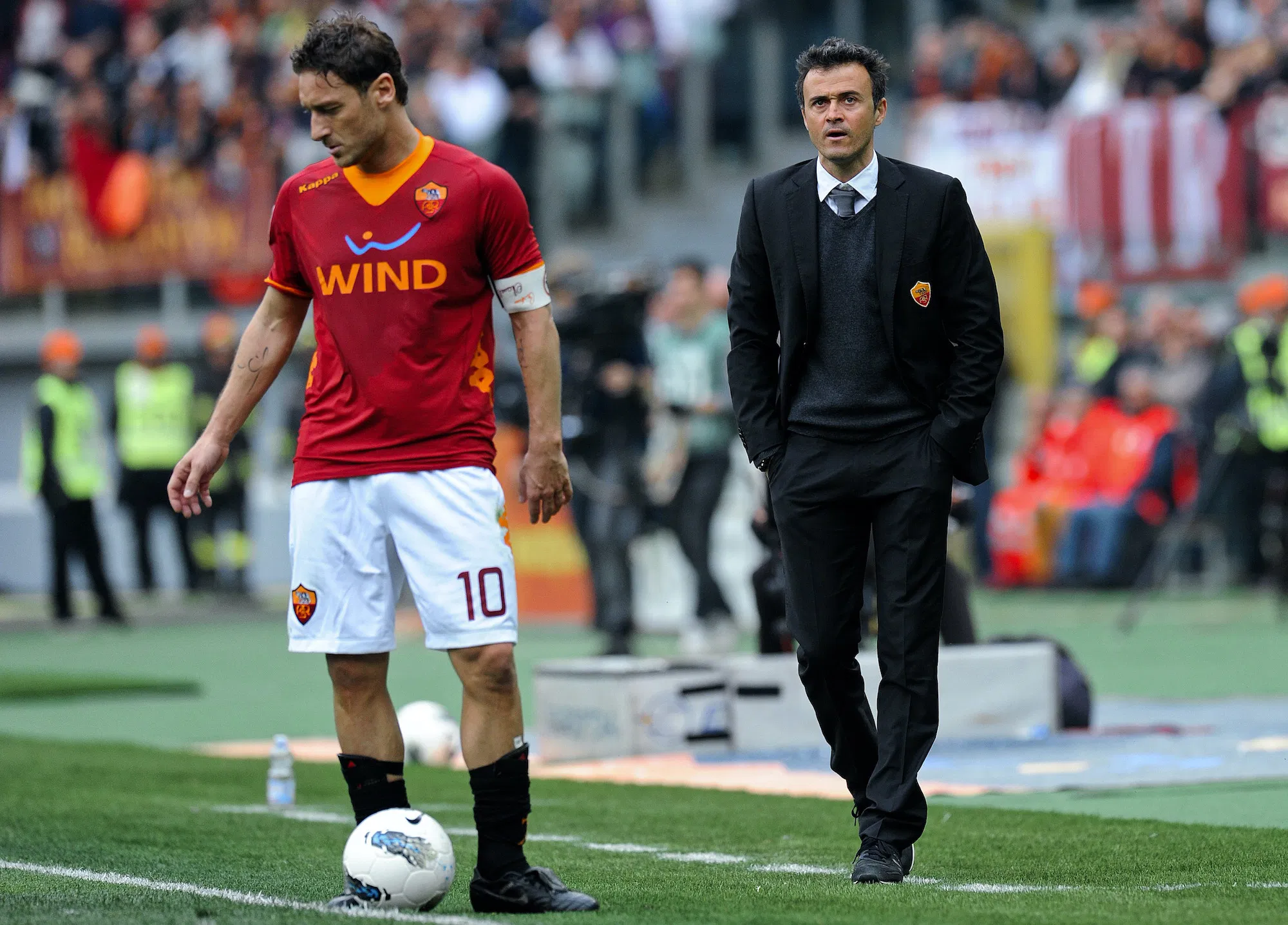 Luis Enrique & Francesco Totti