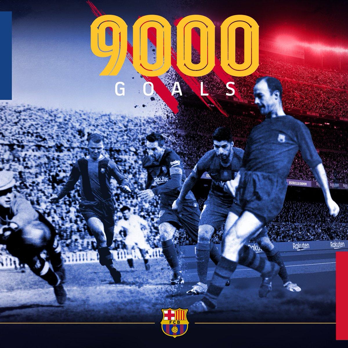 Barça reach 9,000 goals