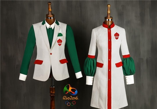 لباس کاروان اعزامی ایران به المپیک